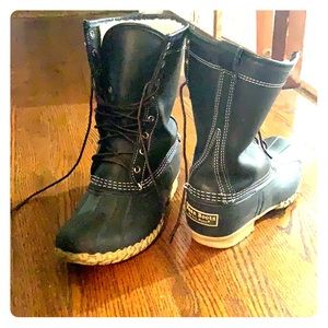 10” Shearling Bean Boots Womens Width: Medium B